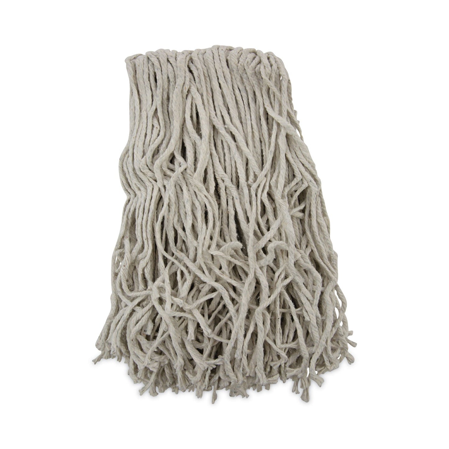 Boardwalk Banded Mop Head, Cotton, Cut-End, White, 16 oz, 12/Carton