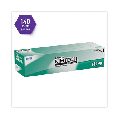 Kimtech Kimwipes Delicate Task Wipers, 1-Ply, 14.7 x 16.6, 144/Box, 15 Boxes/Carton