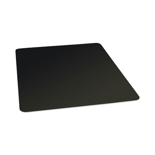 ES Robbins Floor+Mate, For Hard Floor to Medium Pile Carpet up to 0.75", 46 x 48, Black