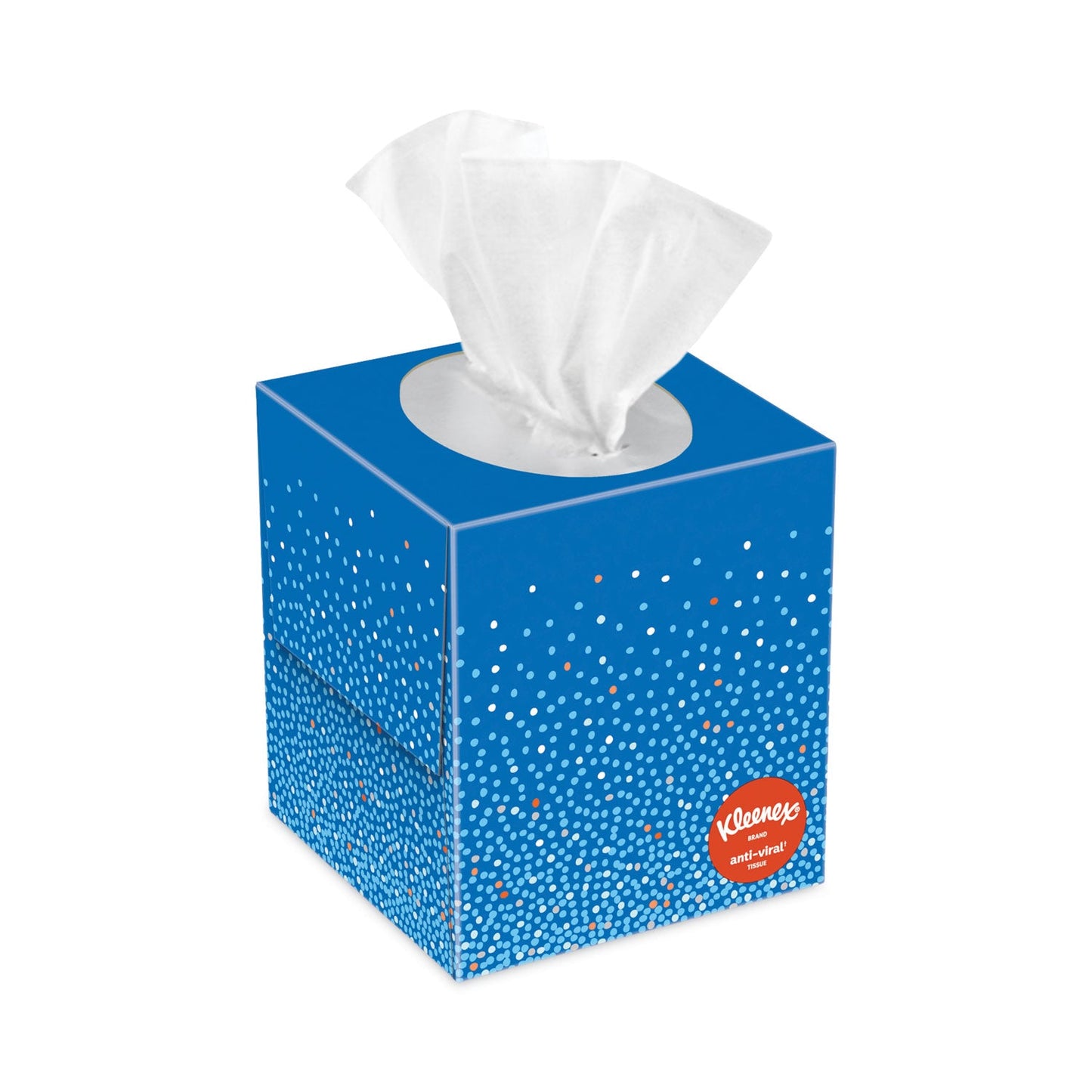 Kleenex Anti-Viral Facial Tissue, 3-Ply, White, 55 Sheets/Box, 27 Boxes/Carton