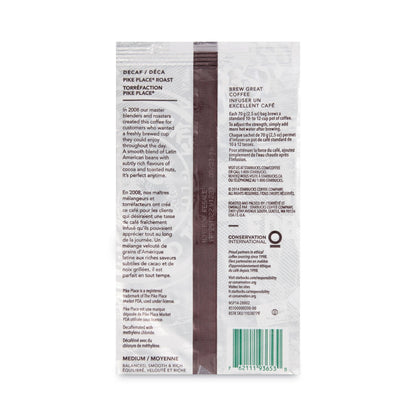 Starbucks Coffee, Pike Place Decaf, 2 1/2 oz Packet, 18/Box