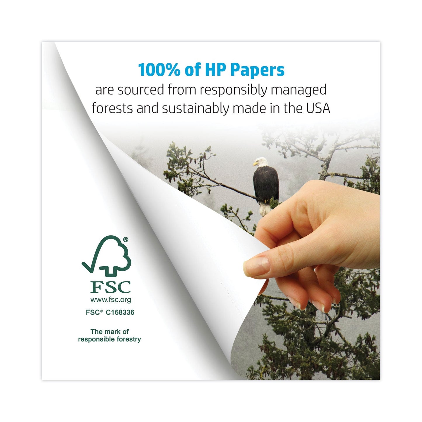 HP Papers MultiPurpose20 Paper, 96 Bright, 20 lb Bond Weight, 8.5 x 11, White, 500 Sheets/Ream, 5 Reams/Carton