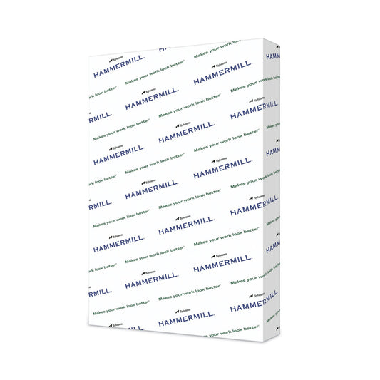 Hammermill Premium Color Copy Print Paper, 100 Bright, 28 lb Bond Weight, 12 x 18, Photo White, 500/Ream