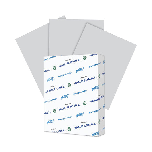 Hammermill Colors Print Paper, 20 lb Bond Weight, 8.5 x 11, Gray, 500/Ream