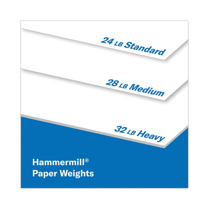 Hammermill Premium Color Copy Print Paper, 100 Bright, 28 lb Bond Weight, 8.5 x 14, Photo White, 500/Ream