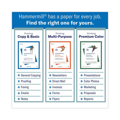 Hammermill Colors Print Paper, 20 lb Bond Weight, 8.5 x 11, Pink, 500/Ream
