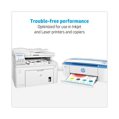 HP Papers MultiPurpose20 Paper, 96 Bright, 20 lb Bond Weight, 8.5 x 11, White, 500 Sheets/Ream, 5 Reams/Carton