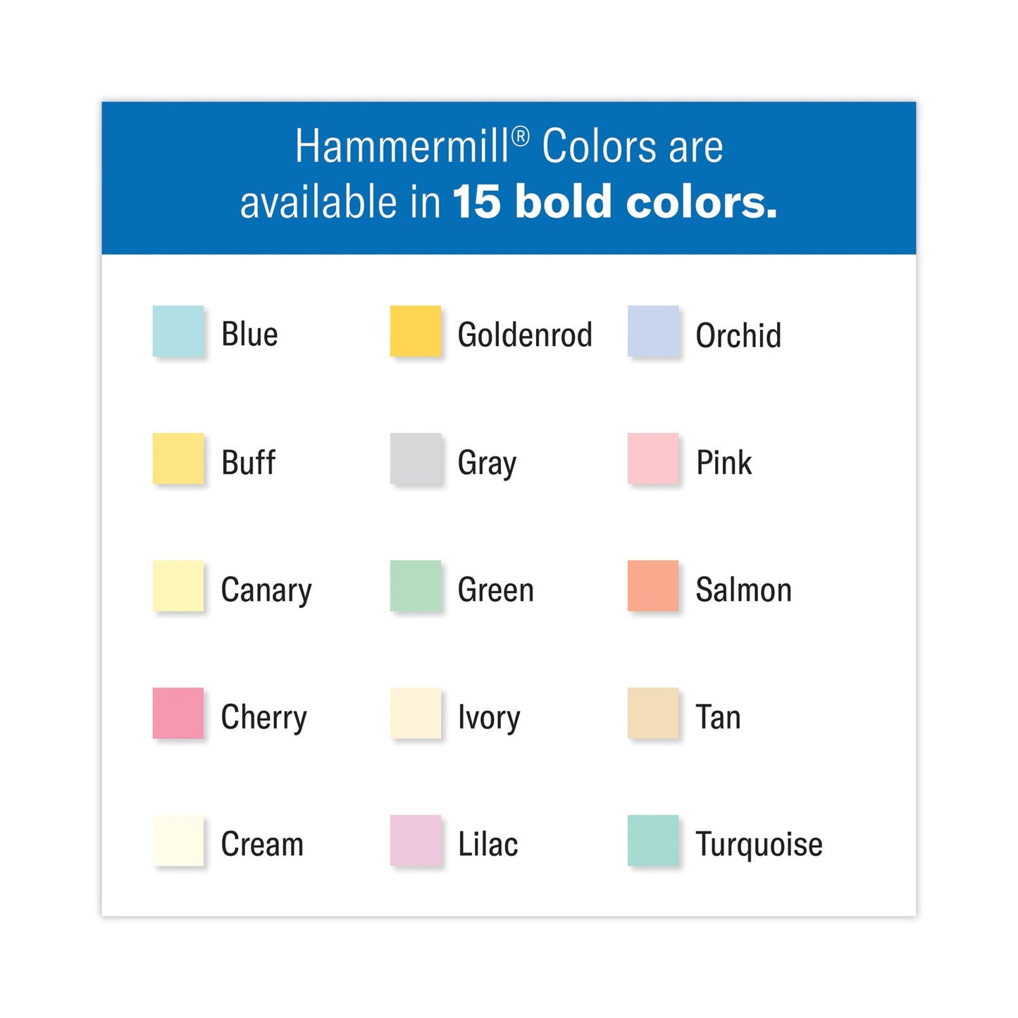 Hammermill Colors Print Paper, 20 lb Bond Weight, 8.5 x 11, Gray, 500/Ream