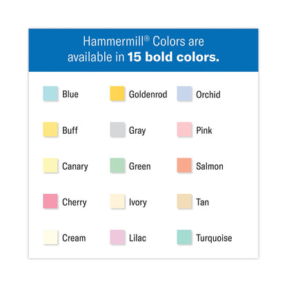 Hammermill Colors Print Paper, 20 lb Bond Weight, 8.5 x 11, Lilac, 500/Ream