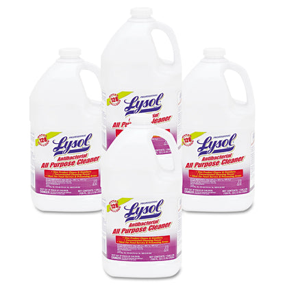Professional LYSOL Antibacterial All-Purpose Cleaner Concentrate, 1 gal Bottle, 4/Carton