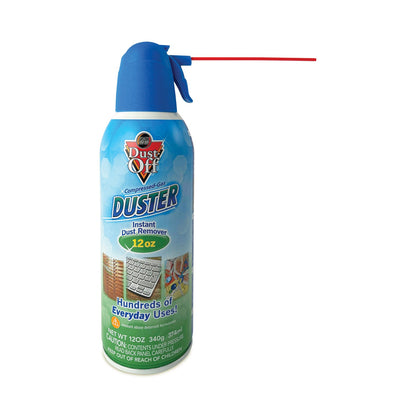 Dust-Off Disposable Compressed Air Duster, 12 oz Can