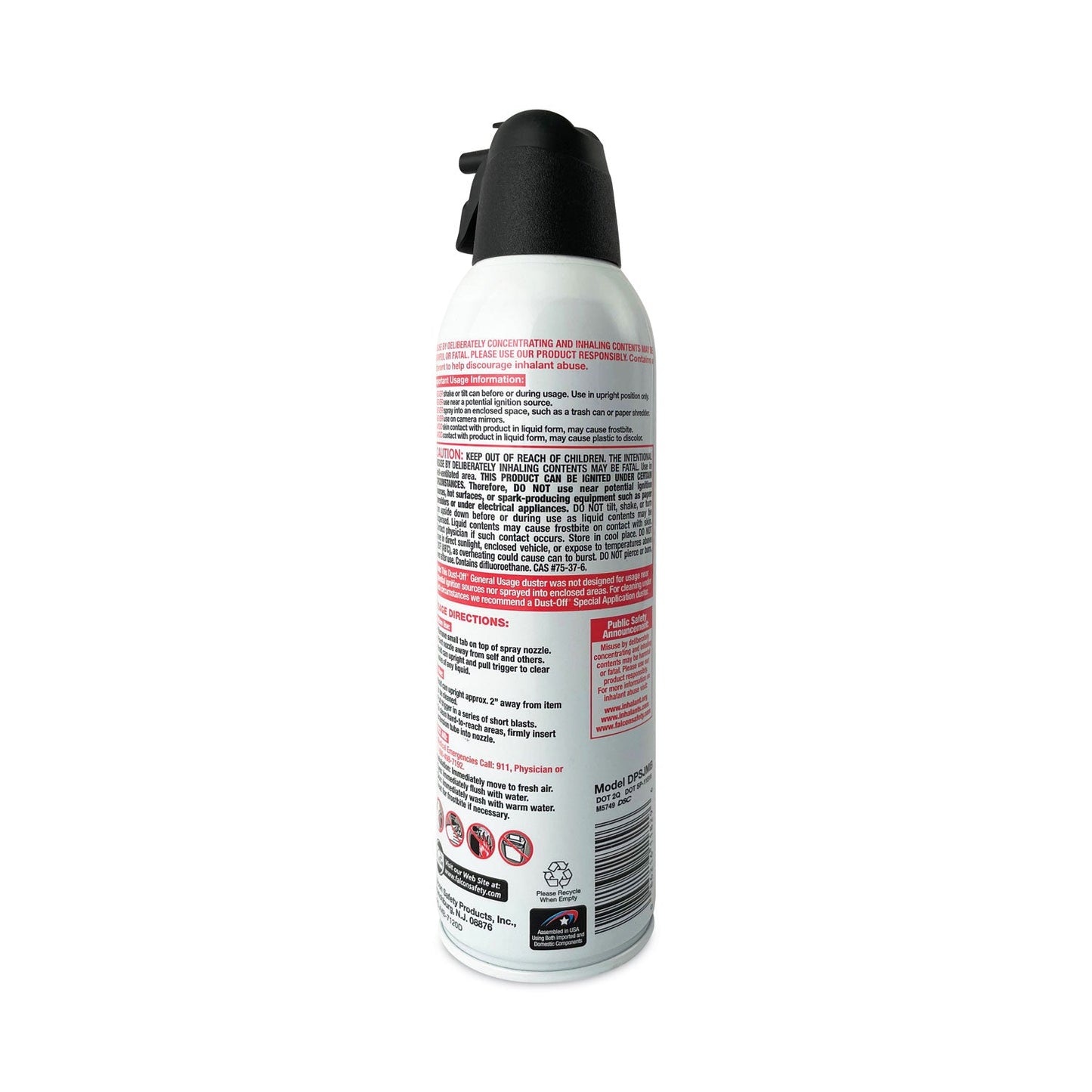 Dust-Off Disposable Compressed Air Duster, 17 oz Can, 2/Pack