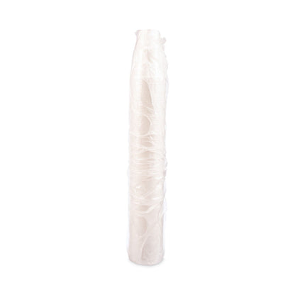Dart Foam Drink Cups, 32 oz, Tapered Bottom, White, 25/Bag, 20 Bags/Carton