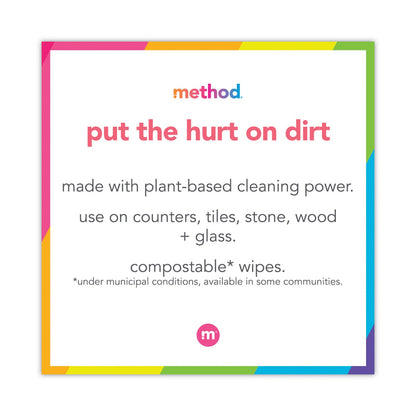 Method All Surface Cleaner, Grapefruit Scent, 68 oz Plastic Bottle, 6/Carton