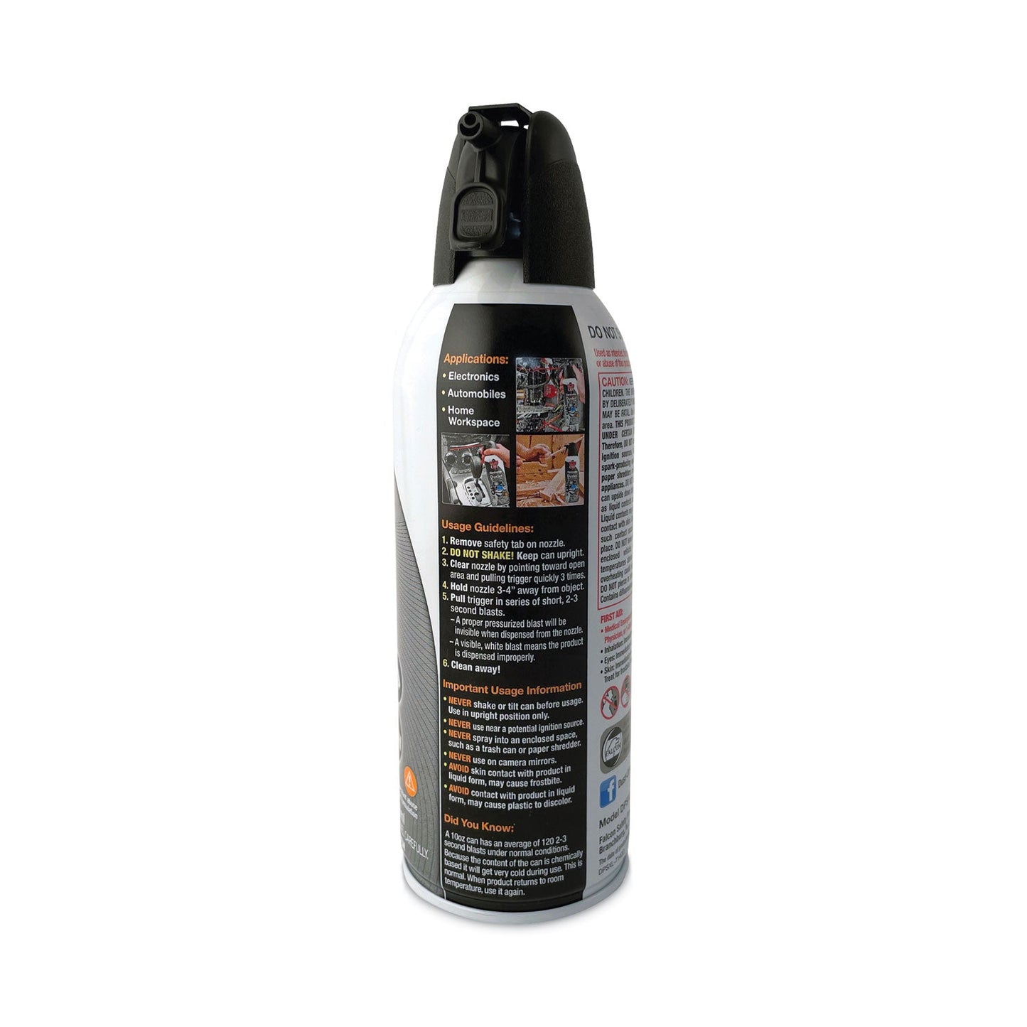 Dust-Off Disposable Compressed Air Duster, 10 oz Can