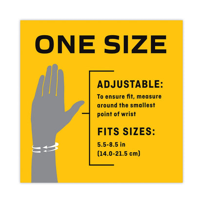 FUTURO Adjustable Reversible Splint Wrist Brace, Fits Wrists 5.5" to 8.5", Black