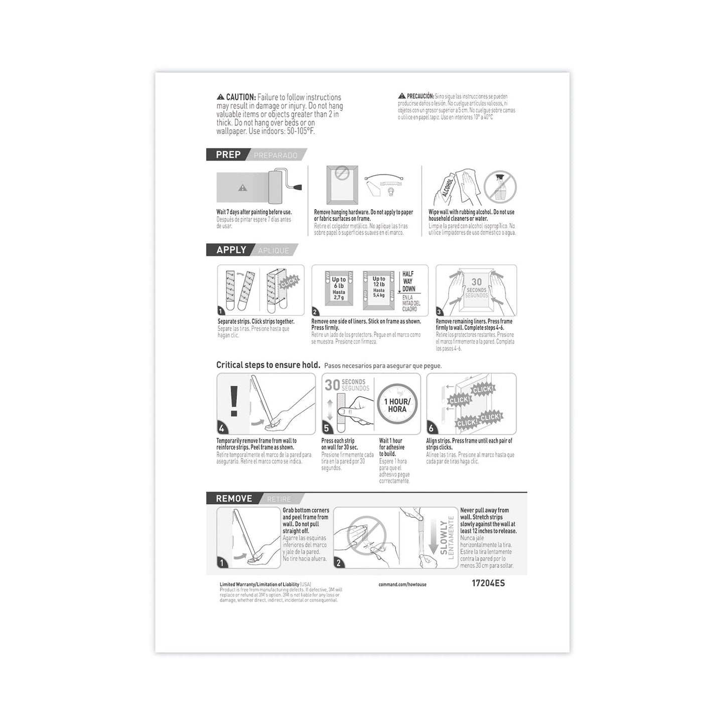 Command Picture Hanging Strips, Value Pack, Medium, Removable, Holds Up to 12 lbs,  0.75 x 2.75, Black, 12 Pairs/Pack