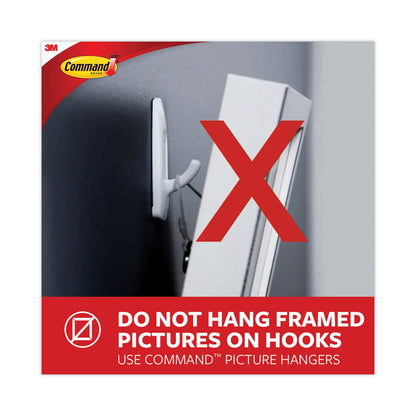 Command General Purpose Hooks, Variety Pack, Assorted Sizes, 54 Pieces/Pack