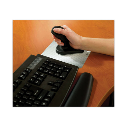 3M Ergonomic Wireless Three-Button Optical Mouse, 2.4 GHz Frequency/30 ft Wireless Range, Right Hand Use, Black