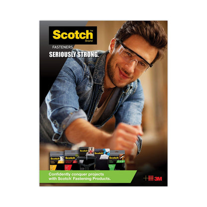 Scotch Extreme Fasteners, 1" x 4 ft, Black