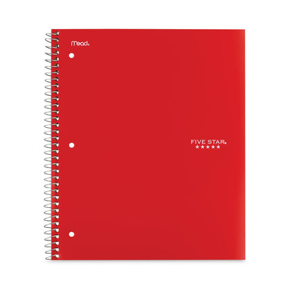 Five Star Wirebound Notebook, 1 Subject, Medium/College Rule, Randomly Assorted Covers, 11 x 8.5, 100 Sheets, 3/Pack