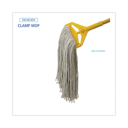 Boardwalk Premium Cut-End Wet Mop Heads, Cotton, 20oz, White, 12/Carton