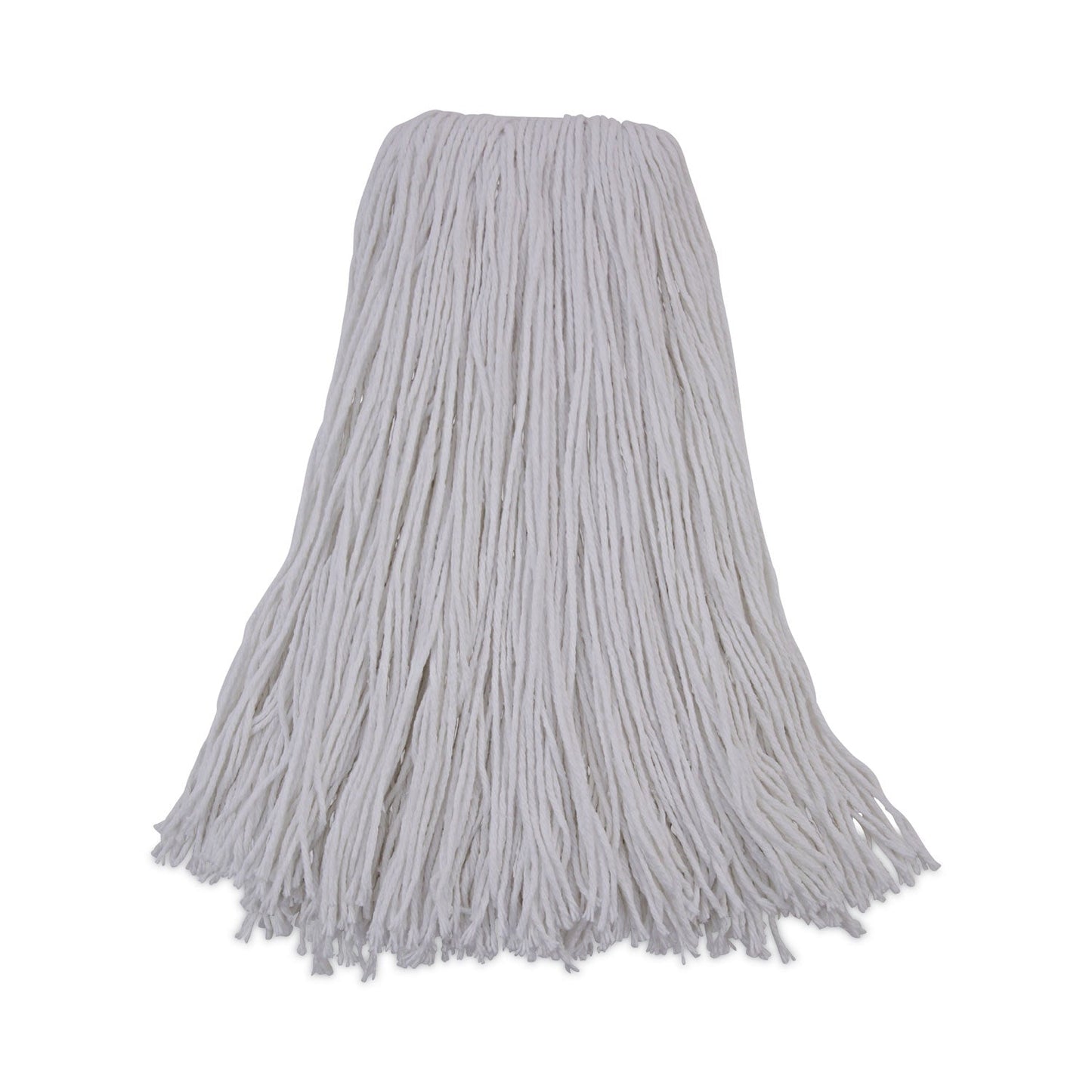 Boardwalk Mop Head, Premium Standard Head, Rayon Fiber, 32oz, White, 12/Carton