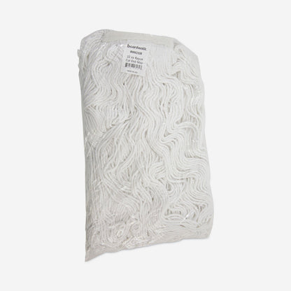 Boardwalk Mop Head, Premium Standard Head, Rayon Fiber, 32oz, White, 12/Carton