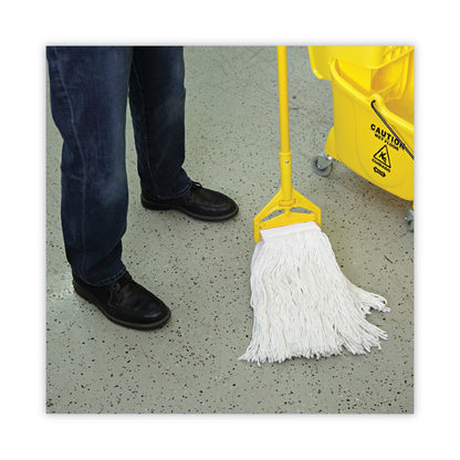 Boardwalk Mop Head, Premium Saddleback Head, Rayon Fiber, 24-Oz., White, 12/Carton