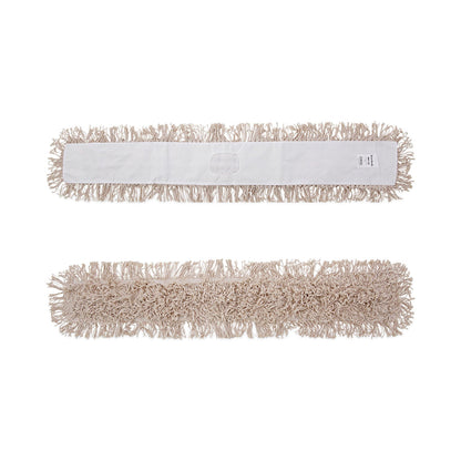 Boardwalk Industrial Dust Mop Head, Hygrade Cotton, 48w x 5d, White