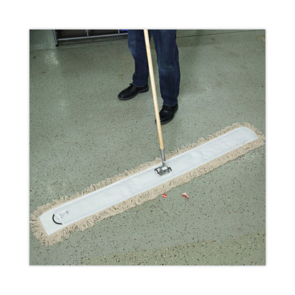 Boardwalk Industrial Dust Mop Head, Hygrade Cotton, 60w x 5d, White