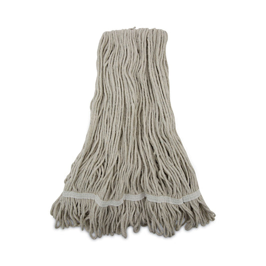 Boardwalk Pro Loop Web/Tailband Wet Mop Head, Cotton, 12/Carton