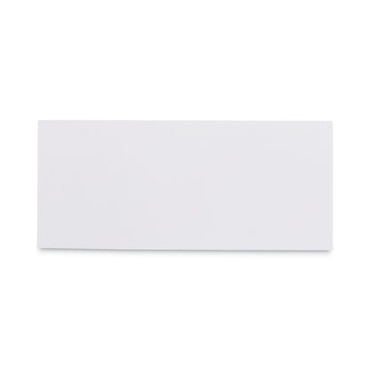 Universal Peel Seal Strip Business Envelope, #10, Square Flap, Self-Adhesive Closure, 4.13 x 9.5, White, 100/Box