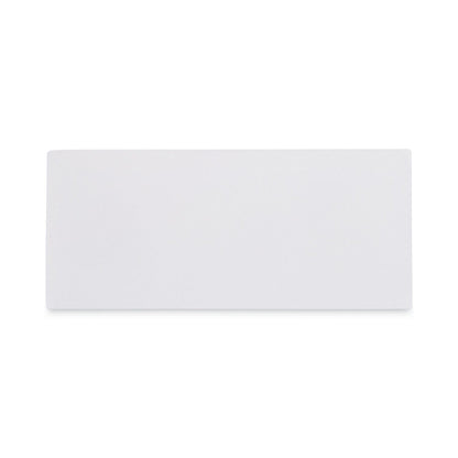 Universal Peel Seal Strip Security Tint Business Envelope, #10, Square Flap, Self-Adhesive Closure, 4.13 x 9.5, White, 100/Box