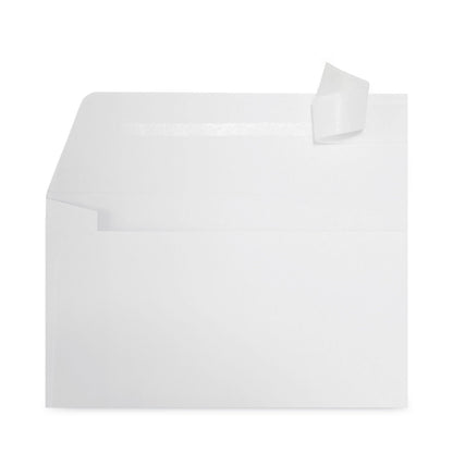 Universal Peel Seal Strip Business Envelope, Address Window, #10, Square Flap, Self-Adhesive Closure, 4.13 x 9.5, White, 500/Box