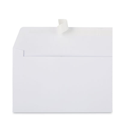 Universal Open-Side Business Envelope, 1 Window, #10, Commercial Flap, Gummed Closure, 4.13 x 9.5, White, 250/Box