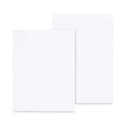 Universal Peel Seal Strip Catalog Envelope, #13 1/2, Square Flap, Self-Adhesive Closure, 10 x 13, White, 100/Box