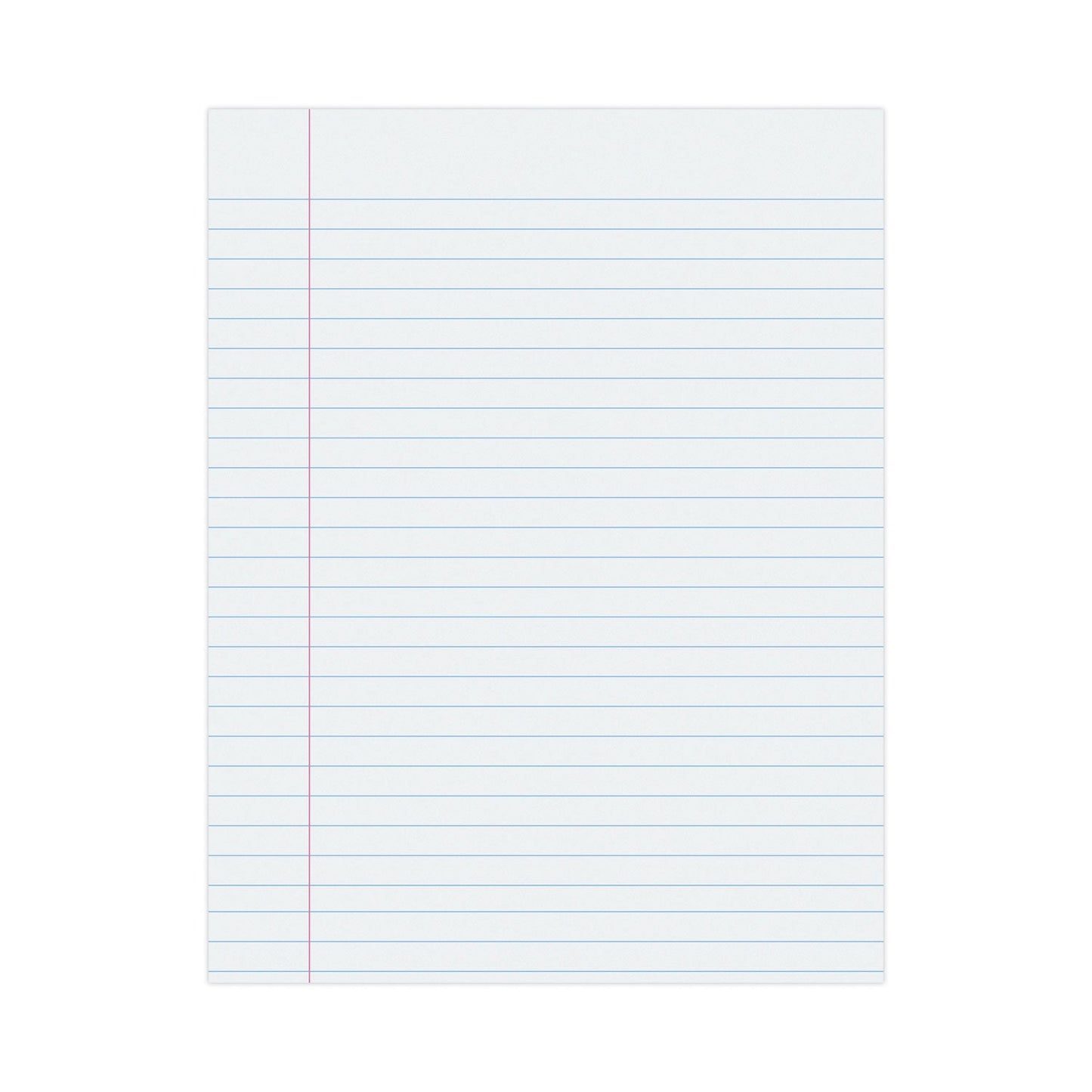 Pacon Composition Paper, 8.5 x 11, Wide/Legal Rule, 500/Pack