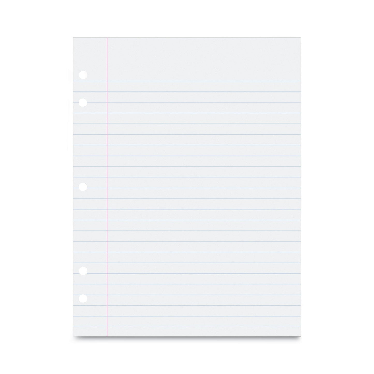 Pacon Composition Paper, 5-Hole, 8 x 10.5, Wide/Legal Rule, 500/Pack