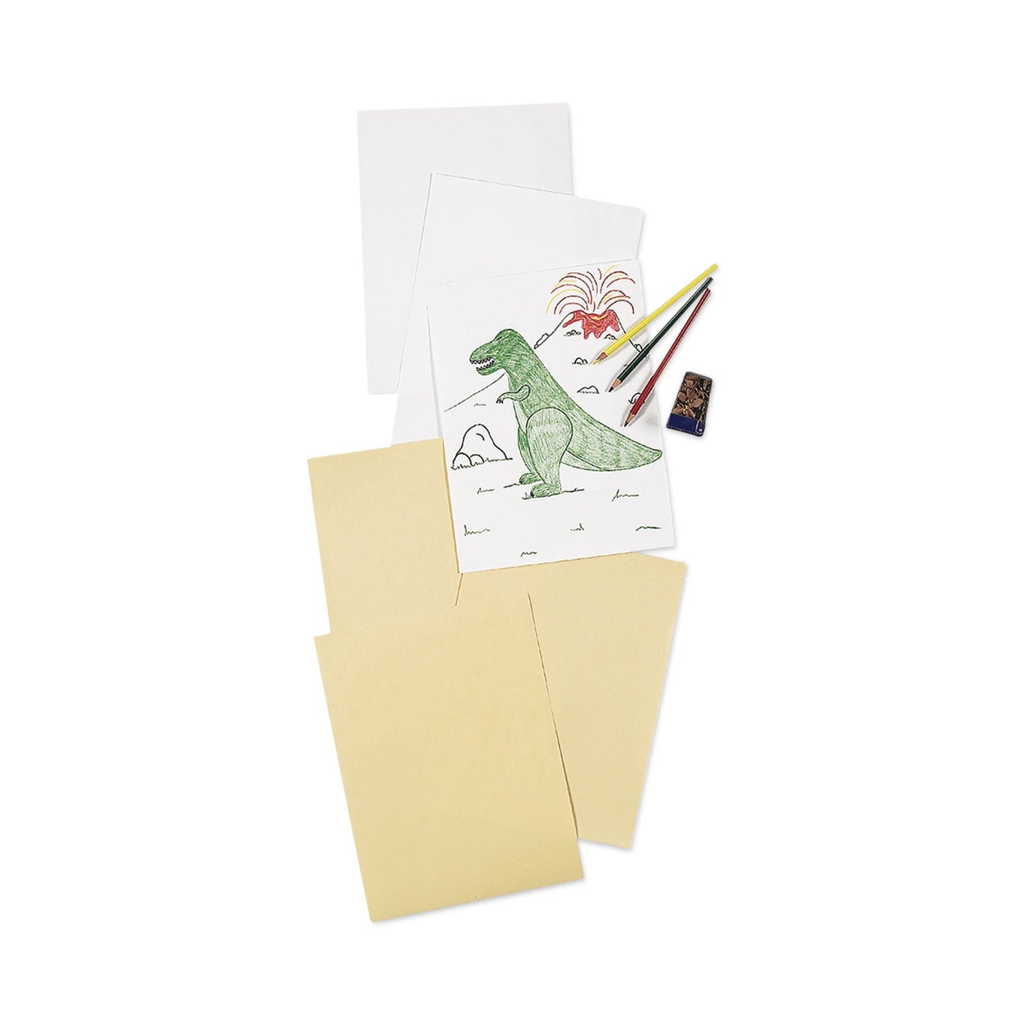 Pacon White Drawing Paper, 57 lb Text Weight, 9 x 12, Pure White, 500/Ream