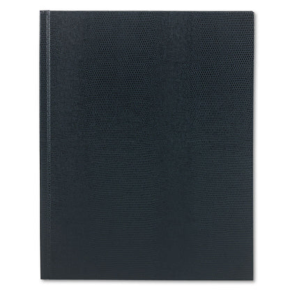 Blueline Executive Notebook, Ribbon Bookmark, 1 Subject, Medium/College Rule, Blue Cover, 11 x 8.5, 75 Sheets