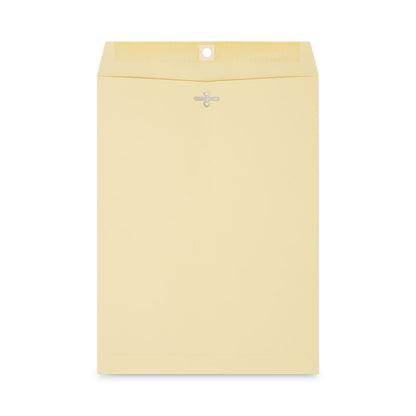 Universal Kraft Clasp Envelope, #10 1/2, Square Flap, Clasp/Gummed Closure, 9 x 12, Brown Kraft, 100/Box