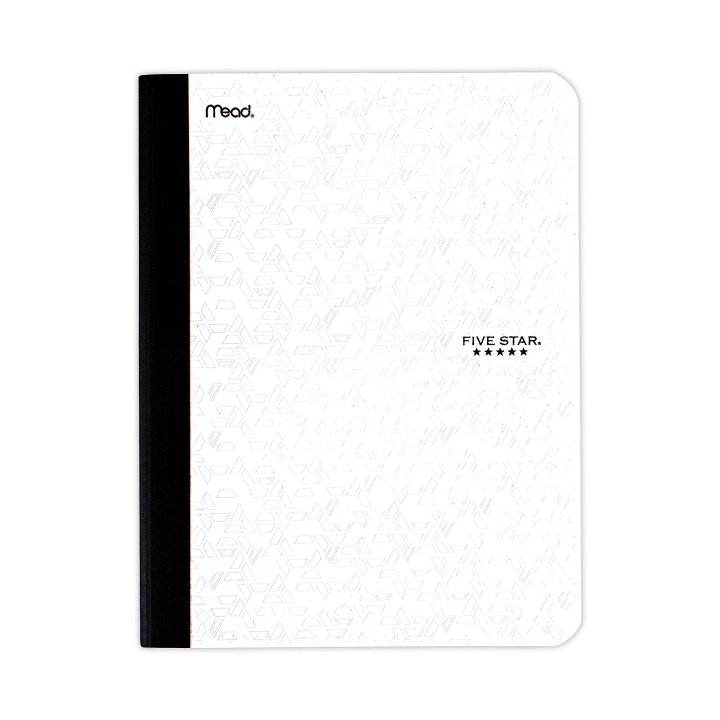 Five Star Composition Book, Medium/College Rule, Randomly Assorted Covers (Black/Blue/Green/Red/Yellow), 9.75 x 7.5, 100 Sheets