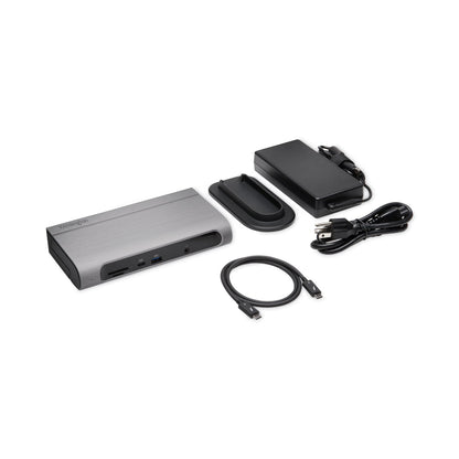 Kensington SD5600T Thunderbolt 3 and USB-C Dual 4K Hybrid Docking Station, Black/Silver