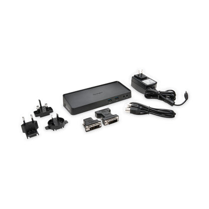 Kensington SD3600 5 Gbps USB 3.0 Dual 2K Docking Station, Black