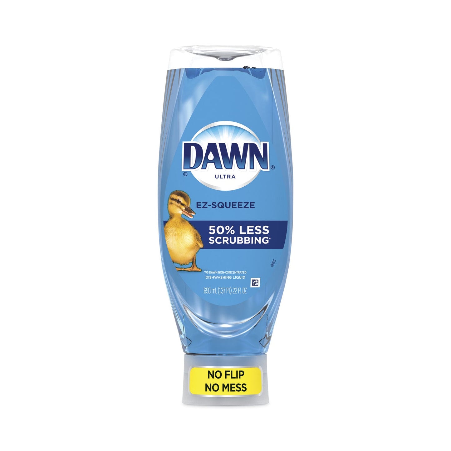 Dawn Ultra Liquid Dish Detergent, Dawn Original, Three 22 oz E-Z Squeeze Bottles, 2 Sponges