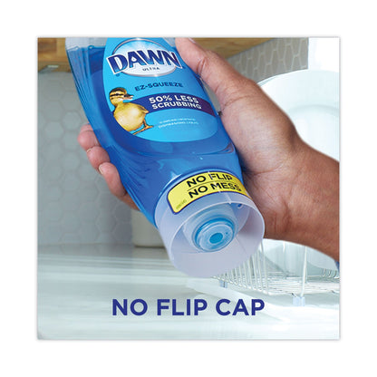 Dawn Ultra Liquid Dish Detergent, Dawn Original, Three 22 oz E-Z Squeeze Bottles, 2 Sponges