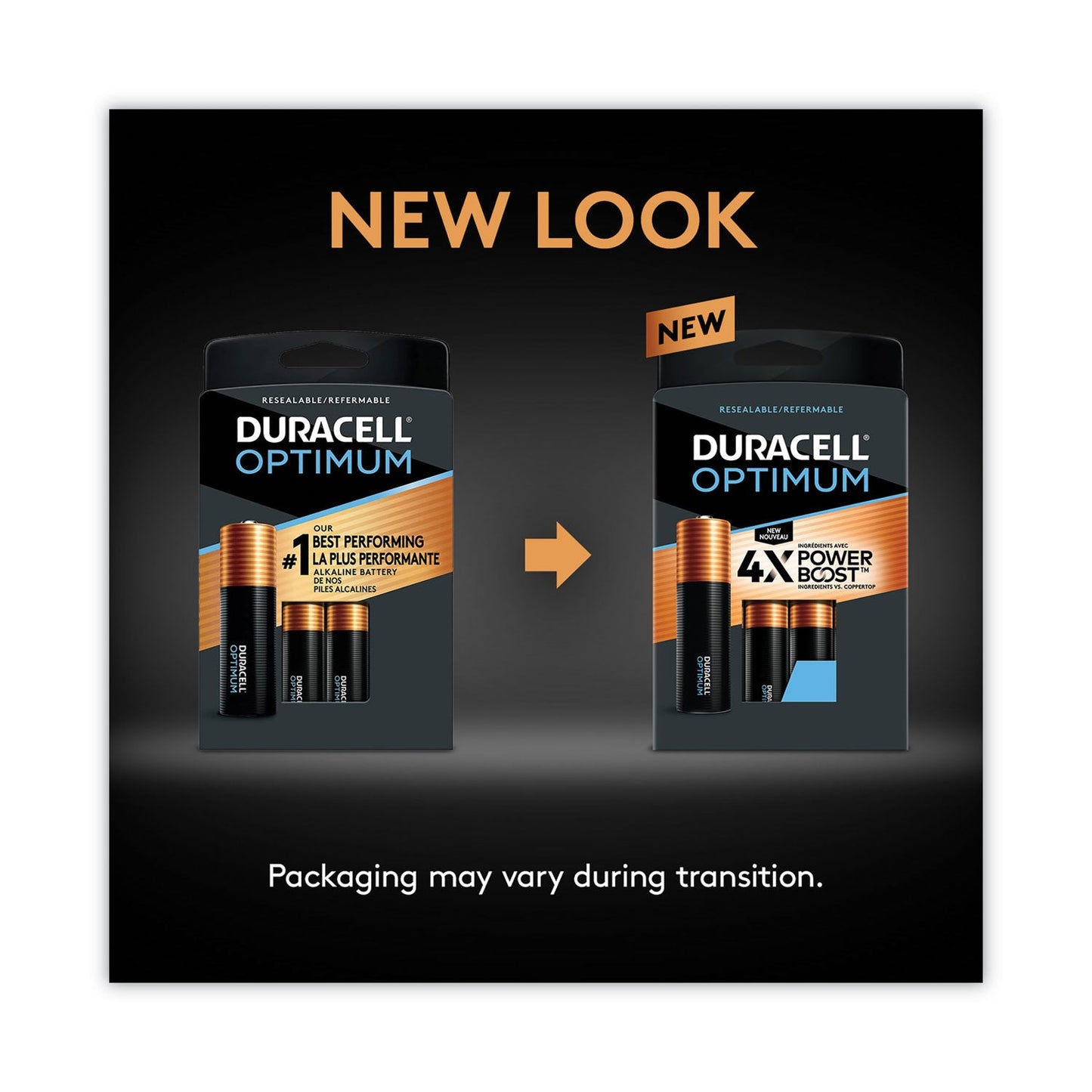 Duracell Optimum Alkaline AA Batteries, 6/Pack