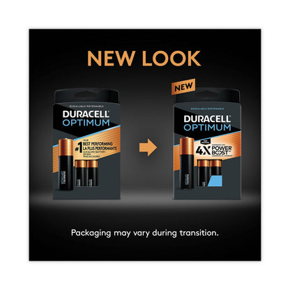 Duracell Optimum Alkaline AA Batteries, 4/Pack