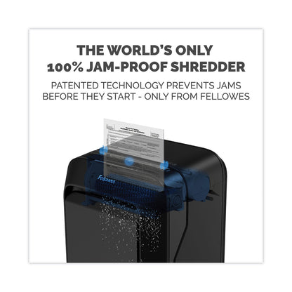 Fellowes Powershred LX210 Micro-Cut Shredder, 16 Manual Sheet Capacity, Black
